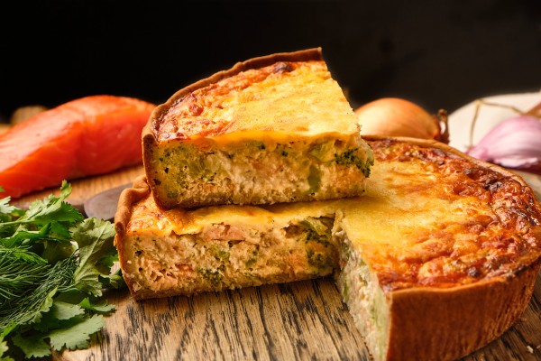 Киш с Лососем